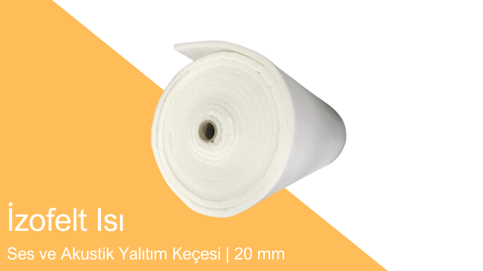 İzofelt Isı - Ses ve Akustik Yalıtım Keçesi 20 mm