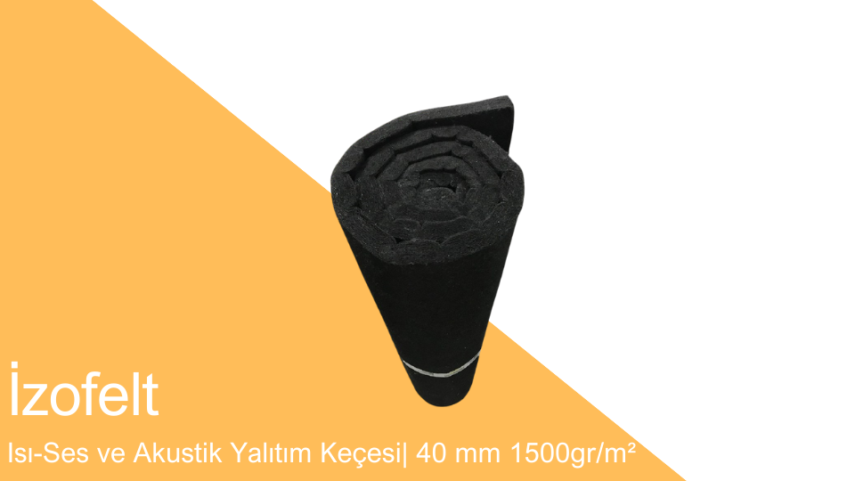 İzofelt İzofelt Isı - Ses ve Akustik Yalıtım Keçesi 40 mm 1500grm²